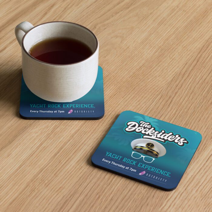 Cork-back coaster